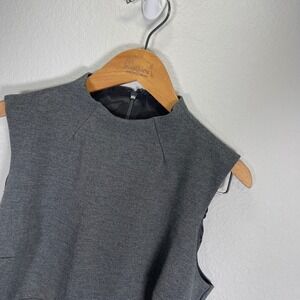 J. Crew Gray Midi Dress